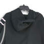 Mens Black Printed Drawstring Long Sleeve Pullover Hoodie Size XXL image number 4