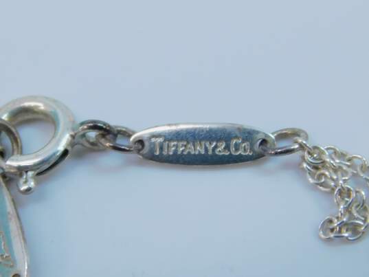 Tiffany & Co Elsa Peretti 925 Sterling Silver Infinity Cross Pendant Necklace 3.3g image number 8