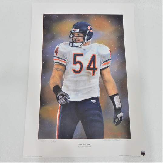 Andrew Goralski Signed And Numbered Print The Soldier  Chicago Bears image number 1