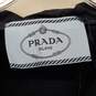 Prada Navy Blue Cotton Zip Up Hoodie Size S AUTHENTICATED image number 3