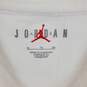 Air Jordan Men White Logo Patch T Shirt XL image number 3