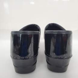 Sanita Sabel Women's Patent Leather Work Clog Shoes Size 40-Black alternative image