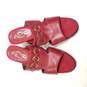 A2 By Aerosoles Women's Red Faux Leather Mules Size 7.5 image number 5