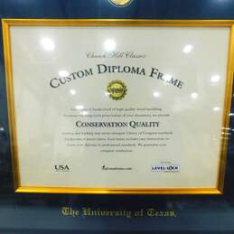 University of Texas Church Hill Classics Custom Diploma Frame alternative image