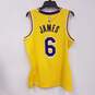 Nike Dri-Fit Men's L.A. Lakers James #6 Gold Jersey Sz. M image number 2