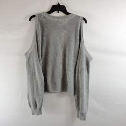 Open Edit Women Grey Sweater Sz 2X NWT alternative image