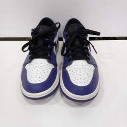 Men's Nike Air Jordan 1 Low Court Purple Athletic Shoes Sz 11