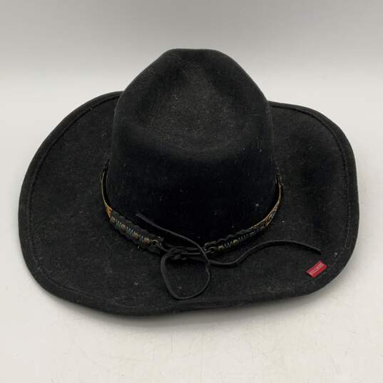 Lot Of 2 Bullhide Mens Black Wide Brim Western Cowboy Hats Size Large image number 2