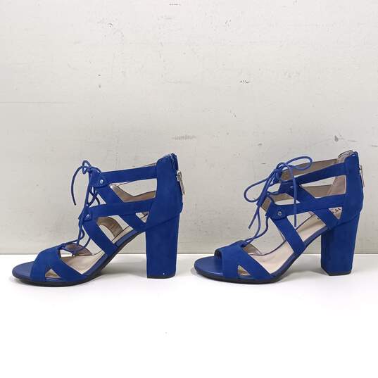 Circus by Sam Edelman Ladies Blue Strappy Heels Size 7.5 image number 3