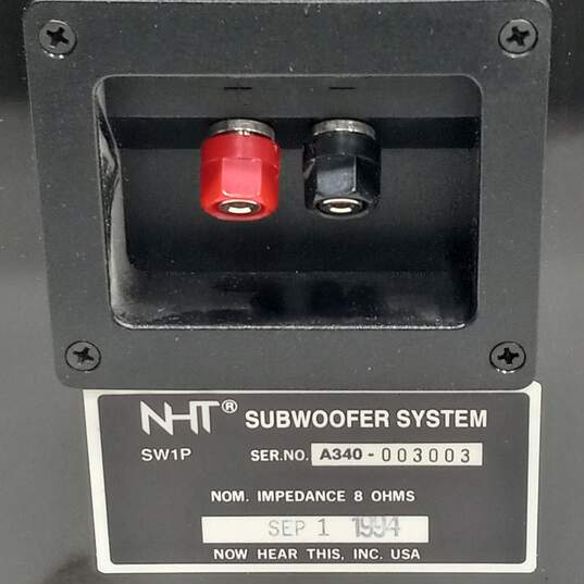 Black NHT SW1P Passive Subwoofer Speaker image number 5