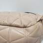 Michael Kors Viviane Quilted Leather Backpack in Tan 10x11x5" image number 6