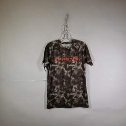 Boys Camouflage Short Sleeve Crew Neck Pullover T-Shirt Size Large (14/16)