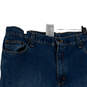 Mens Blue Denim Medium Wash 5-Pocket Design Straight Leg Jeans Size 40x30 image number 3