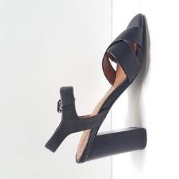 Jeffrey Campbell Women's Cermak Black Leather Heels Size 6.5