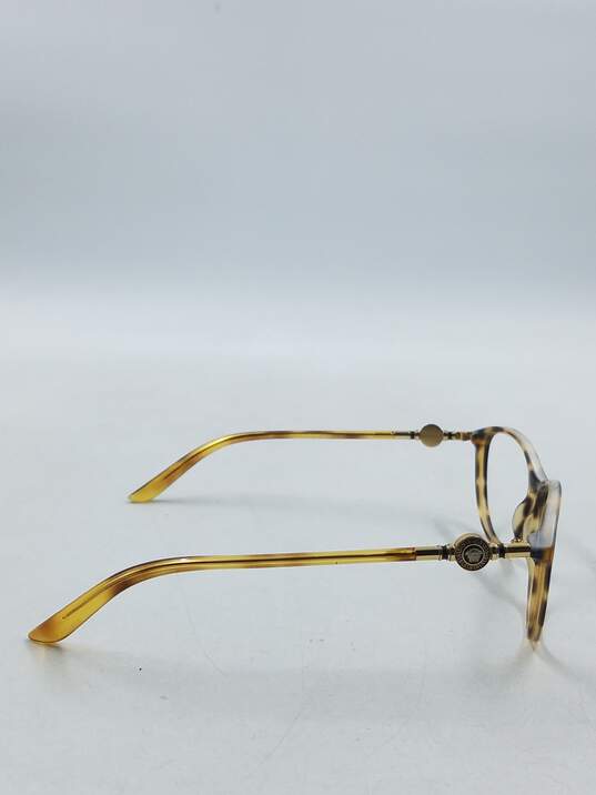 Versace Light Tortoise Oval Eyeglasses image number 5