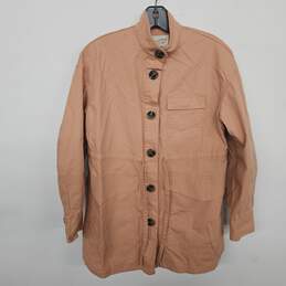 Universal Thread Orange Button Up Jacket