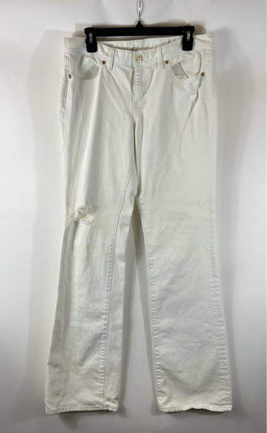 Tory Burch White Pants - Size Large image number 1