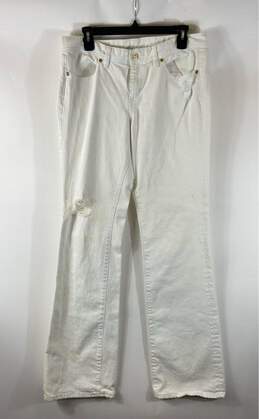 Tory Burch White Pants - Size Large