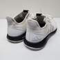 Adidas Defiant Bounce Running White Sneakers Size 6.5 image number 3