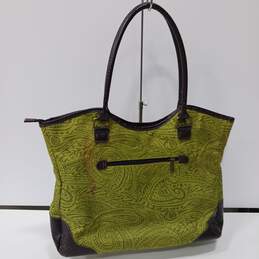 Women's Green Nicole Miller Large Tote Bag alternative image