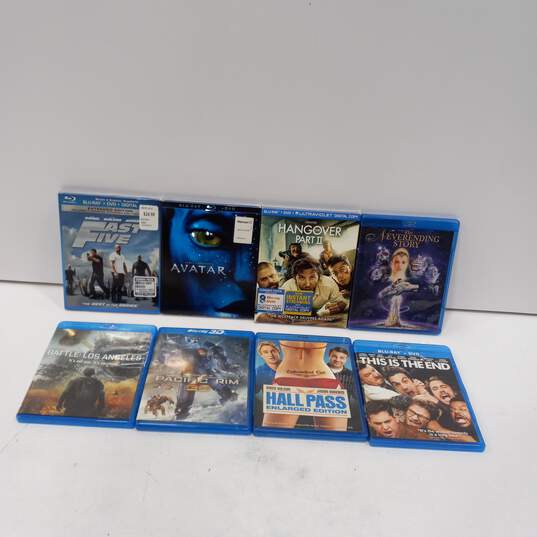 Bundle of 8 Assorted Blu-Ray DVD's image number 1