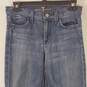 7 For All Mankind Women Flared Blue Jeans Sz 26 image number 4