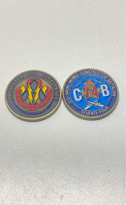 Military CHALLENGE COIN Bundle Lot of 4 image number 4