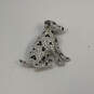 Designer Swarovski Crystal Cut Stone Pave Swan Dalmatian Dog Brooch Pin image number 2