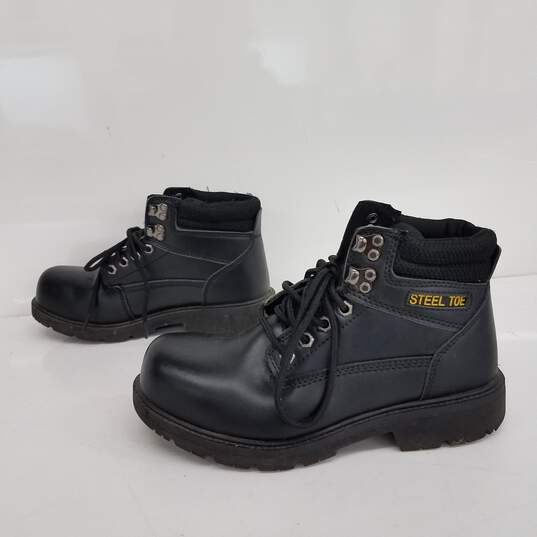 Brahma Steel Toe Boots Black Size 7.5W image number 1