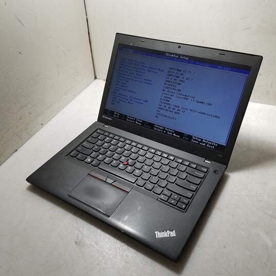 Lenovo ThinkPad T450 14in Intel i5-5300U CPU 8GB RAM & HDD image number 1
