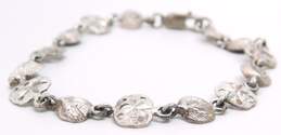 Artisan 925 Sea Side Theme Necklace & Bracelet w/Shell Ring 21.2g alternative image