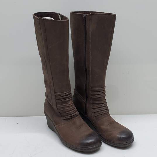 Keen Full Grain Leather Calf High Boots Women's Size 9.5 image number 5