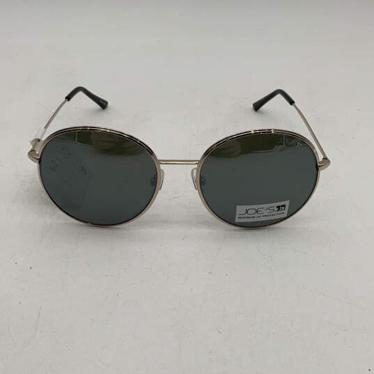 NWT Womens JJ 6008 66 Gold UV Protection Lens Full Rim Round Sunglasses image number 2