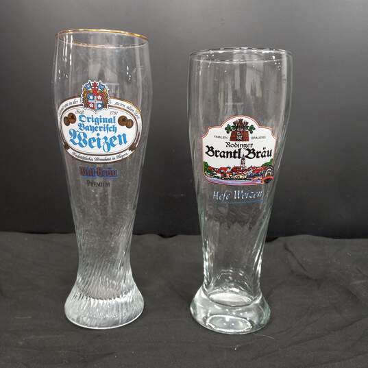 German Beer Glasses Assorted 6pc Lot image number 3