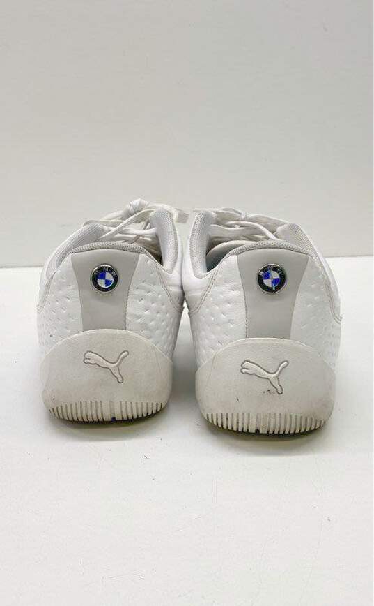 Puma BMW White Athletic Shoe Women 10.5 image number 4