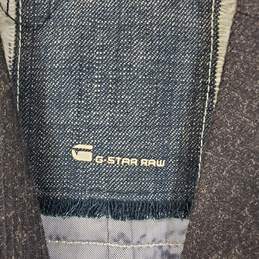 G Star Men Gray Knit Blazer Sz XL alternative image