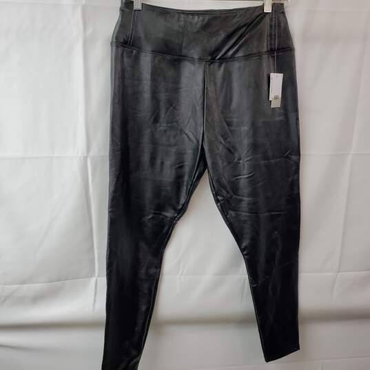 BP Black Faux Leather Pants Women's XL NWT image number 1