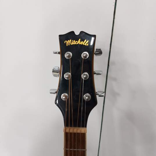 Mitchell Sunburst Dreadnought Acoustic Guitar Model D120SB image number 3