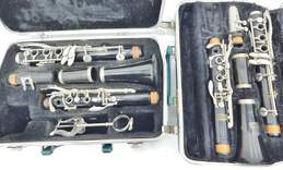 Bundy Brand B Flat Clarinets w/ Cases and Accessories (Set of 2)