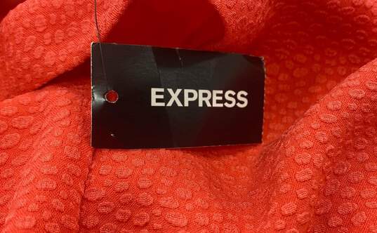 Express Women's Coral Dress- Sz 2 NWT image number 8