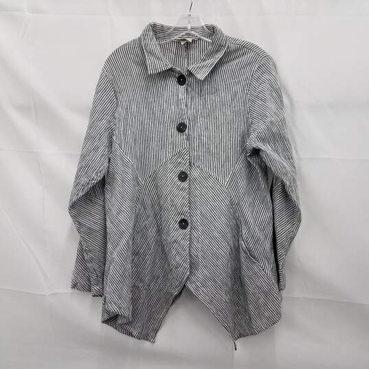 Mill Valley Striped Long Sleeve Shirt Size Large image number 1