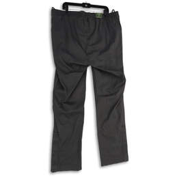 NWT Mens Gray Flat Front Straight Leg Slash Pocket Ankle Pants Size 42W L36 alternative image