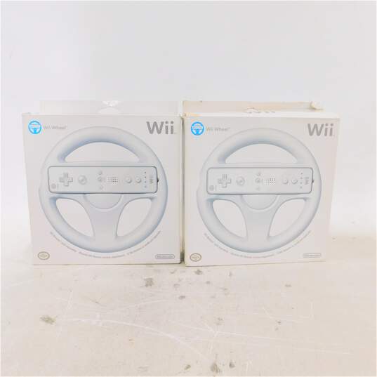 4 Nintendo Wii Wheels and Mario Kart image number 2