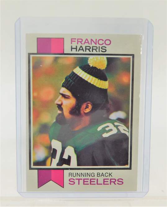 1973 HOF Franco Harris Topps Rookie Pittsburgh Steelers image number 1