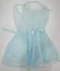 VTG Vanity Fair Women's Blue Chiffon Lace Detail Babydoll Nightgown Size 34 image number 2