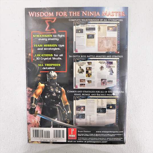 Ninja Gaiden Sigma 2 Sony PlayStation 3 PS3 Video Game Guide New/Sealed image number 4