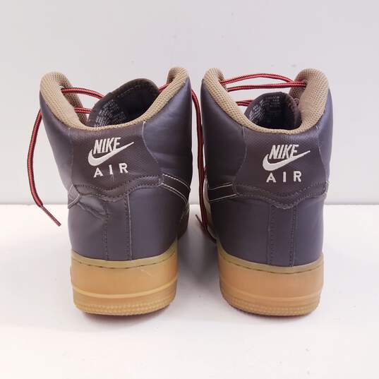 Nike Air Force 1 High (GS) Athletic Shoes Brown 653998-200 Size 7Y Women's Size 8.5 image number 5