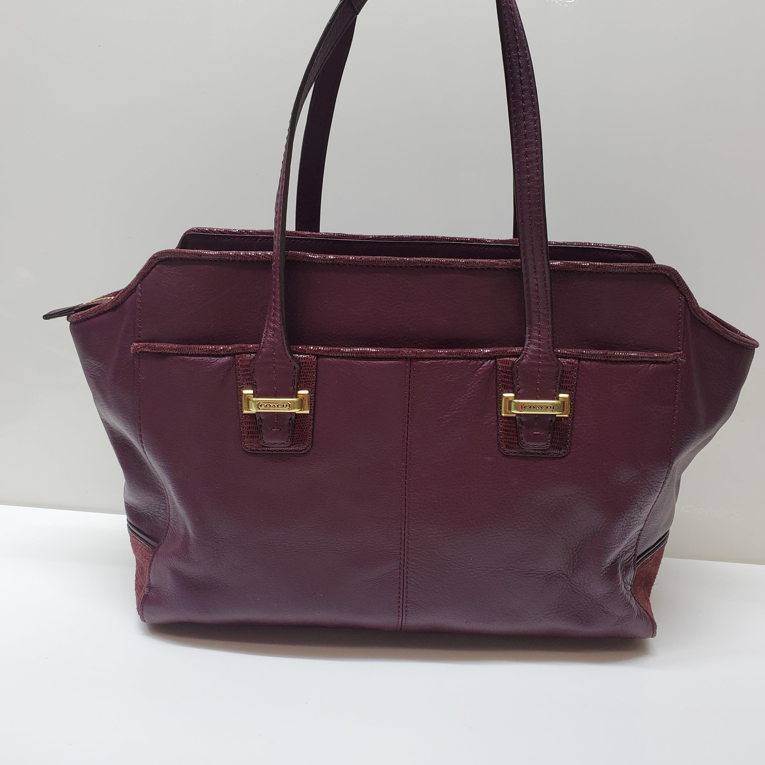Last Price!! Genuine Coach Handbag Shoulder Red Maroon Burgundy, Women's  Fashion, Bags & Wallets, Purses & Pouches on Carousell