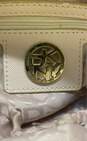 DKNY White Leather Gold Chain Crossbody Bag image number 5