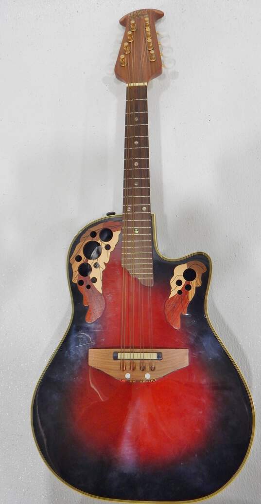 Ovation Brand Celebrity/MCS 148 Model Acoustic Electric 8-String Mandolin w/ Case (Parts and Repair) image number 1